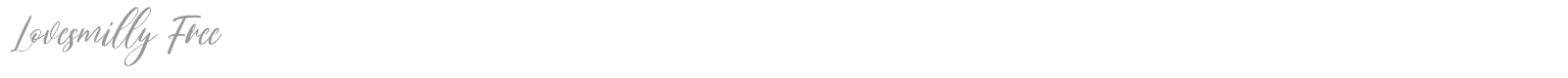Lovesmilly font preview